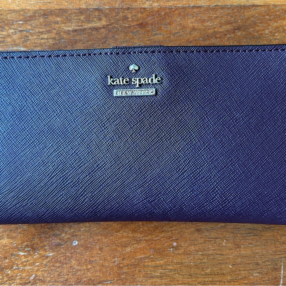 Kate Spade New York Saffiano Burgundy Wallet